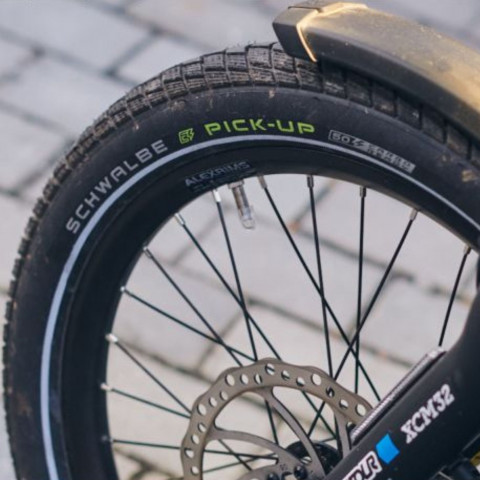 Pneu vélo cargo Schwalbe Pick-Up – Anti-crevaison & VAE lourds TwinSkin Addix